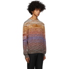 Missoni Orange Knit Striped Sweater