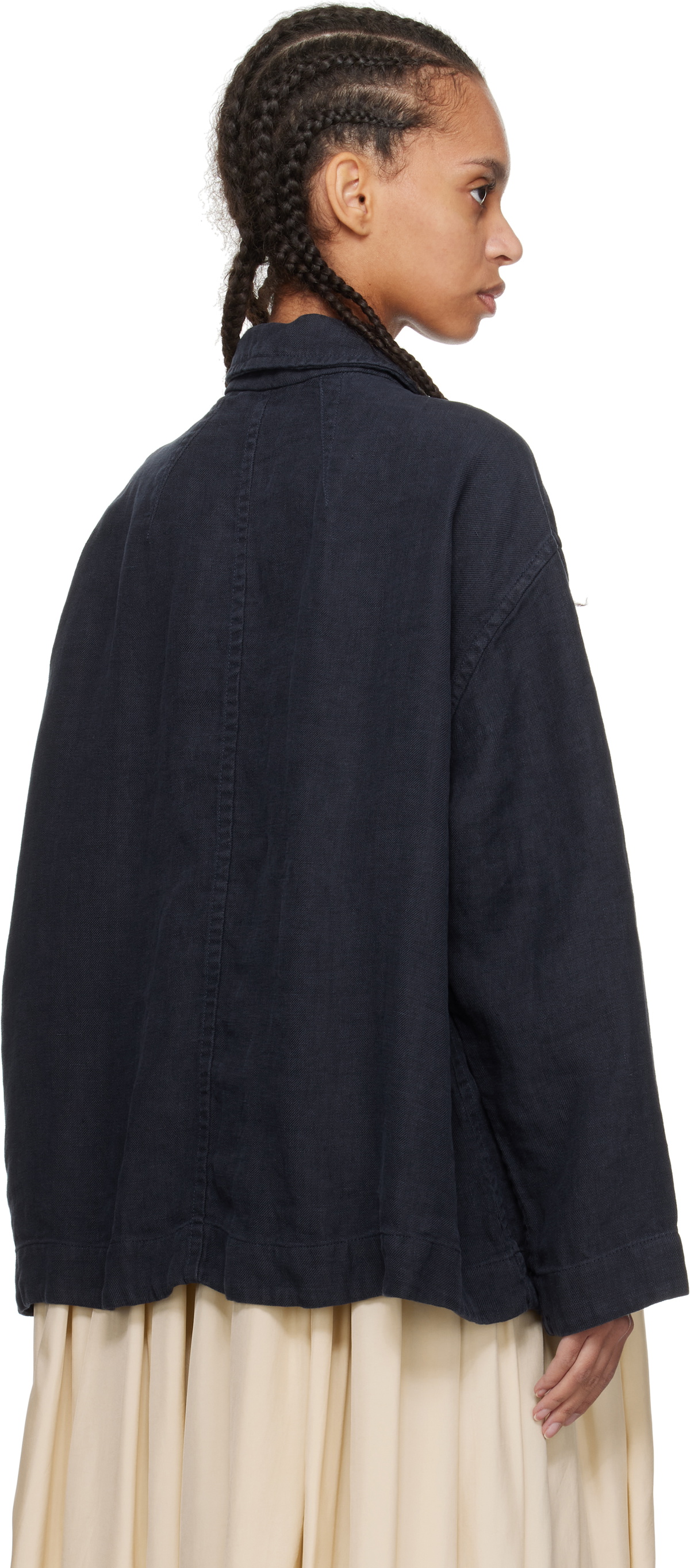 CASEY CASEY Navy Drays Travail Jacket