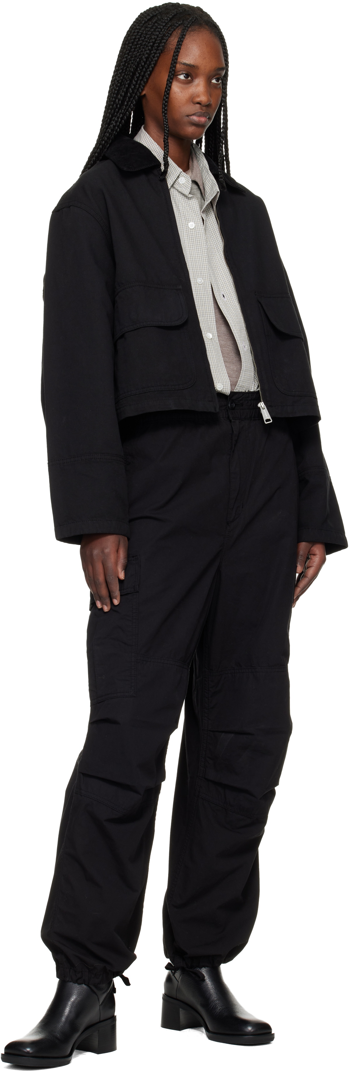 Carhartt Work In Progress Black Jet Cargo Pants