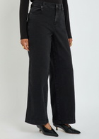 Eileen Fisher Wide-leg Jeans Black