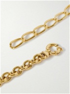 Alice Made This - Trilogy 24-Karat Gold-Plated Chain Necklace