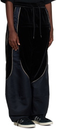 NAMESAKE Black Eighth Track Pants