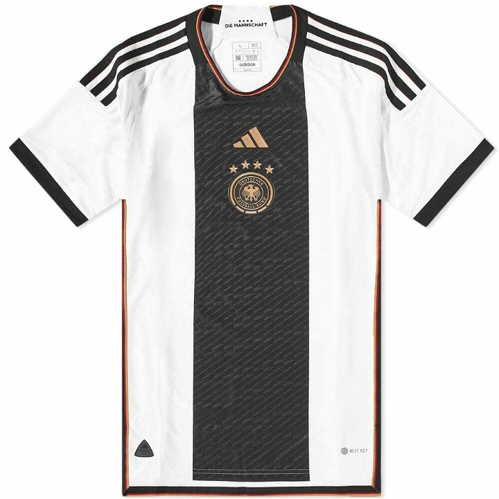 Photo: Adidas Men's Germany DFB Home Authentic Jersey in White