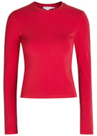 Good American Stretch-cotton T-shirt Red