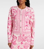 Versace Underwater Barocco jacquard cardigan