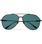 TOM FORD - Aviator-Style Titanium Sunglasses - Black