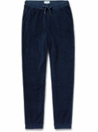 Hamilton And Hare - Tapered Cotton-Terry Sweatpants - Blue