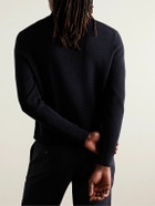 Club Monaco - Slim-Fit Textured-Knit Merino Wool Polo Shirt - Blue