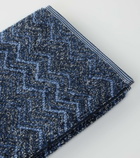 Missoni Azul Zigzag cotton terry beach towel
