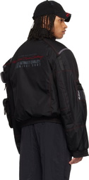 Martine Rose Black Bumbag Jacket