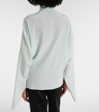 Stella McCartney Tie-neck silk blouse