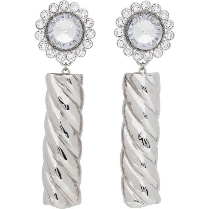 Photo: Safsafu SSENSE Exclusive Silver Marshmallow Clip-On Earrings