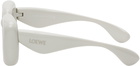 LOEWE White Inflated Square Sunglasses