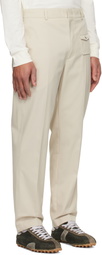 Moncler Beige Tailored Gabardine Trousers