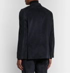 Paul Smith - Midnight-Blue Soho Slim-Fit Cotton and Cashmere-Blend Corduroy Suit Jacket - Blue