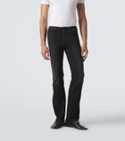 Gucci Web Stripe flared jeans