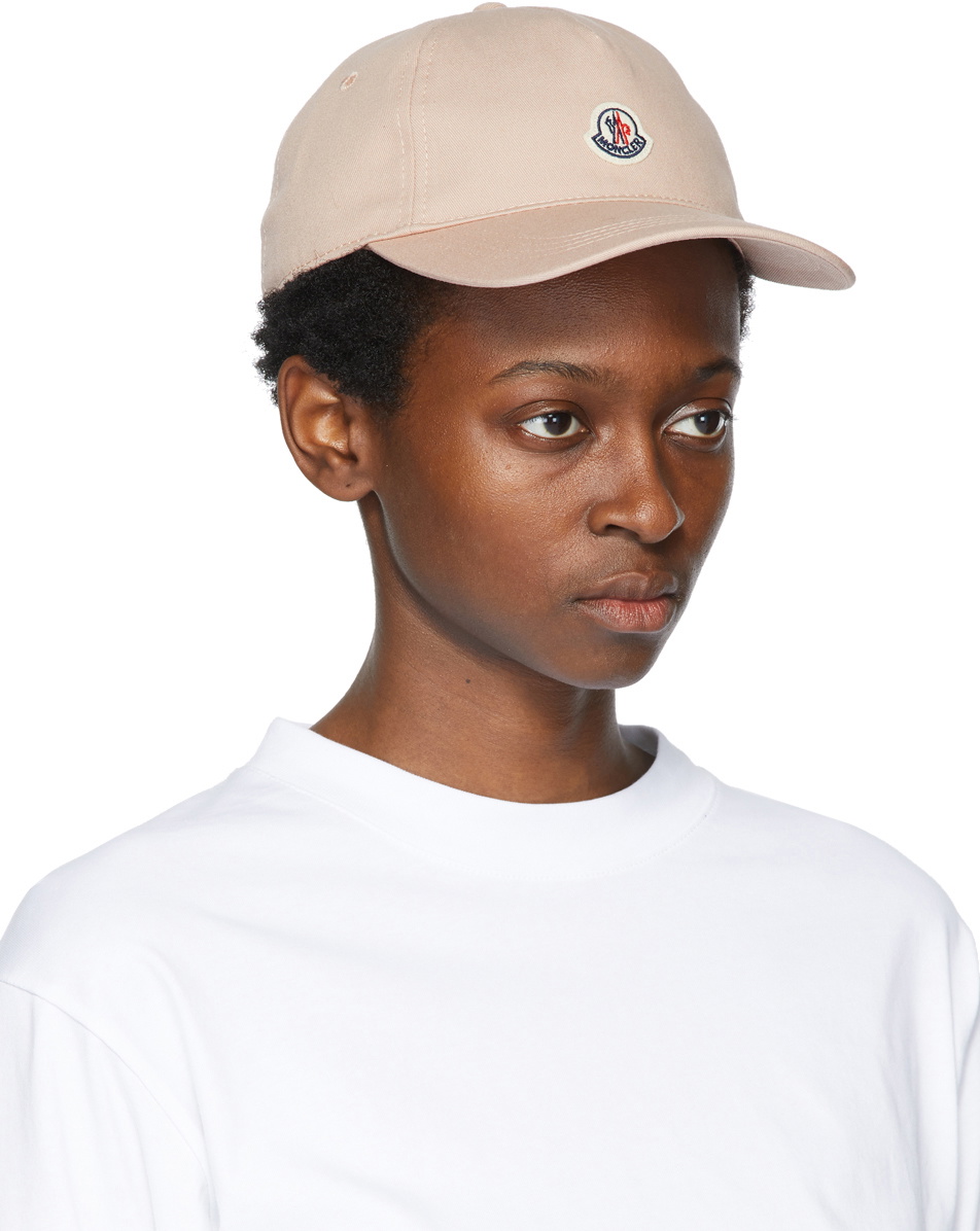 MONCLERキャップ ピンク Moncler Pink Logo Baseball Cap Moncler