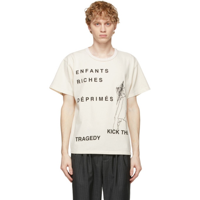 Photo: Enfants Riches Deprimes Off-White Kick The Tragedy T-Shirt