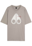 Moose Knuckles Maurice Printed Cotton T-shirt Taupe