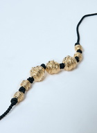 Saint Laurent Metal And Tassel Necklace