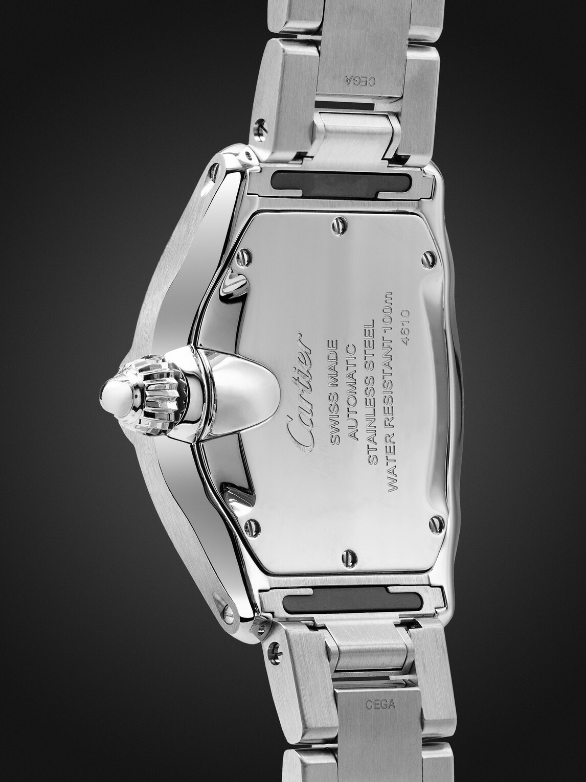 Cartier - Roadster de Cartier Automatic 42.5mm Interchangeable Stainless Steel and Alligator Watch, Ref. No. CRWSRD0019