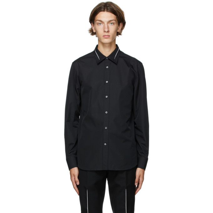 Alexander McQueen Black Slashed Shirt Alexander McQueen