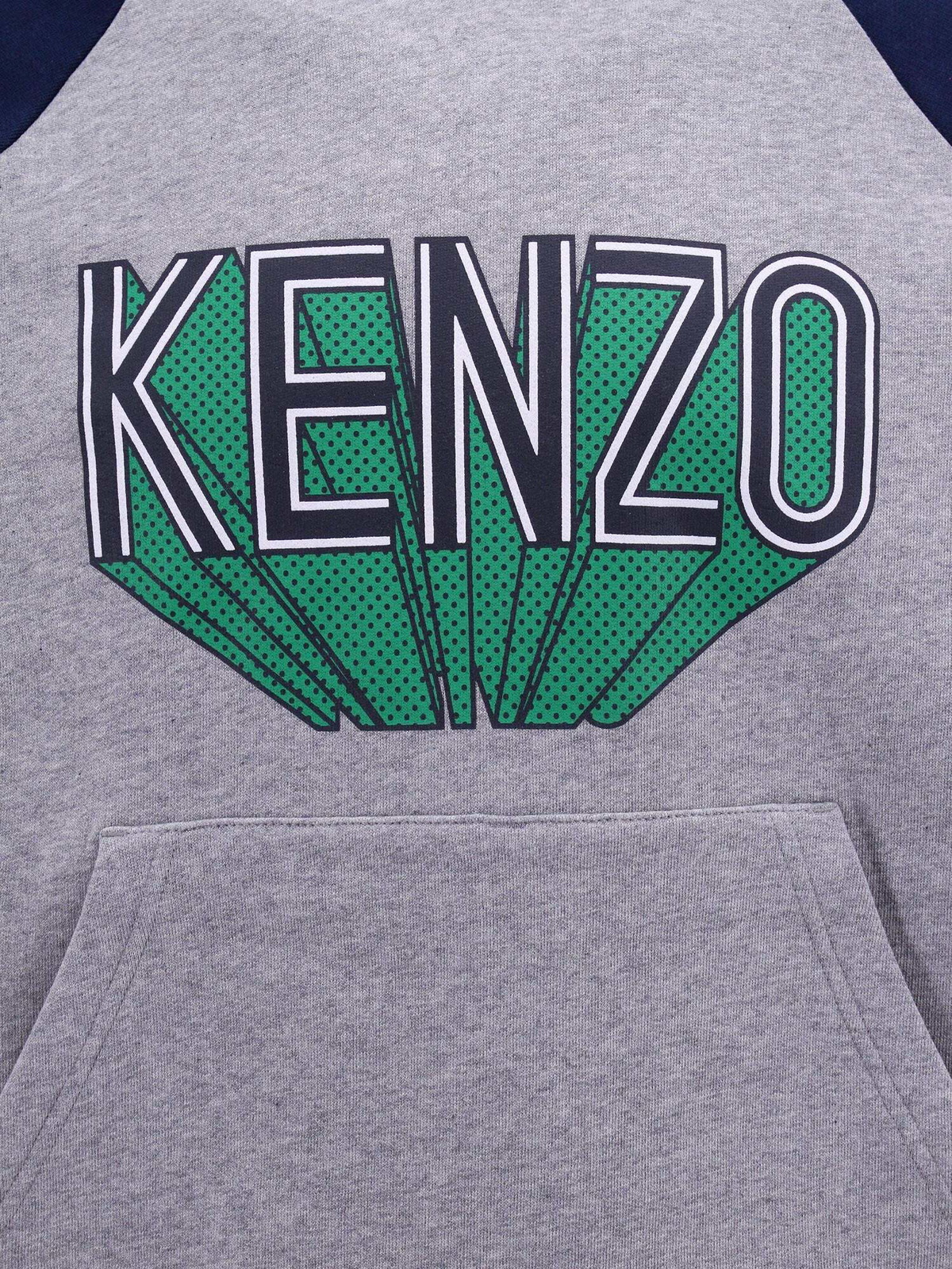 Kenzo Paris Sweatshirt Grey Mens Kenzo