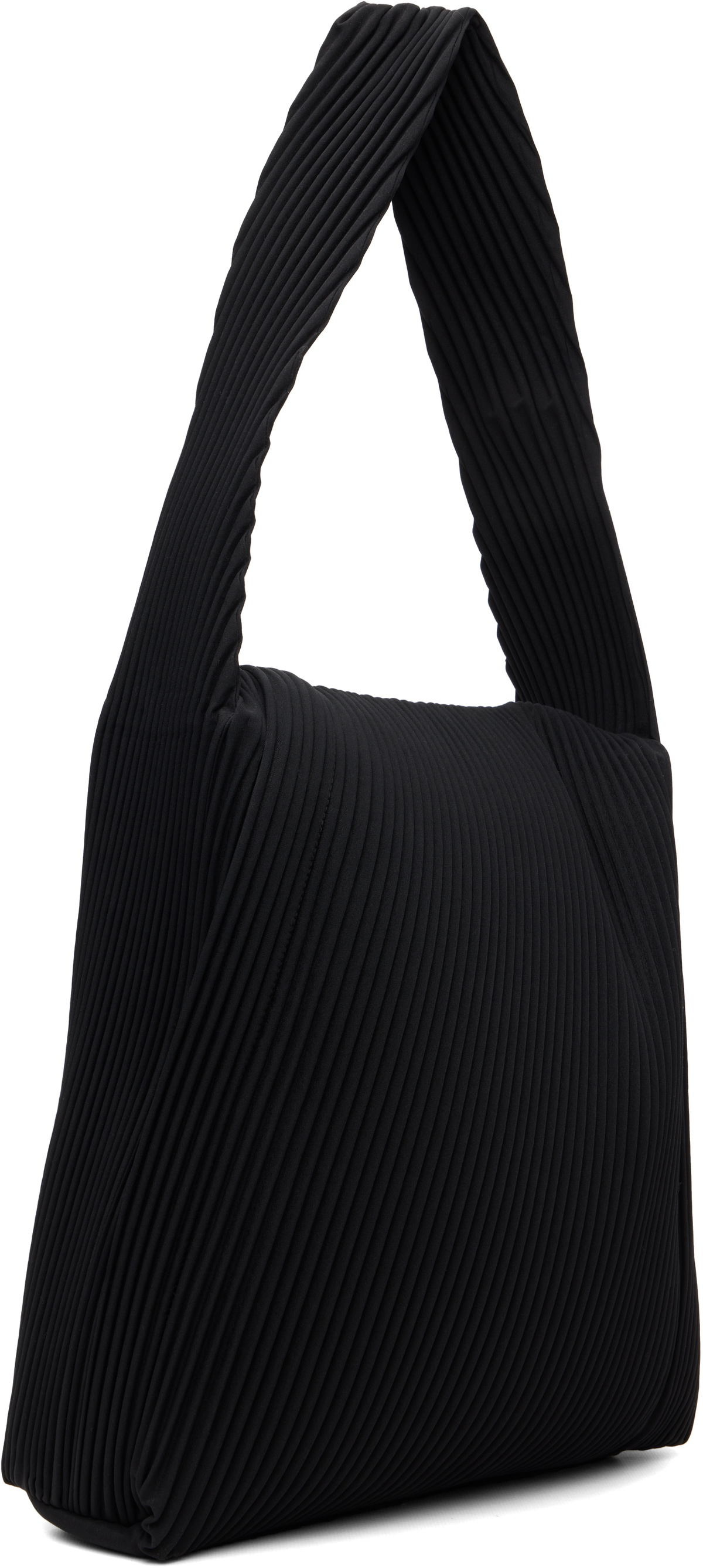 HOMME PLISSÉ ISSEY MIYAKE Black Rounded Square Tote