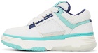 AMIRI White & Blue MA-1 Sneakers