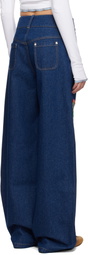 Chopova Lowena Navy Wicko Jeans