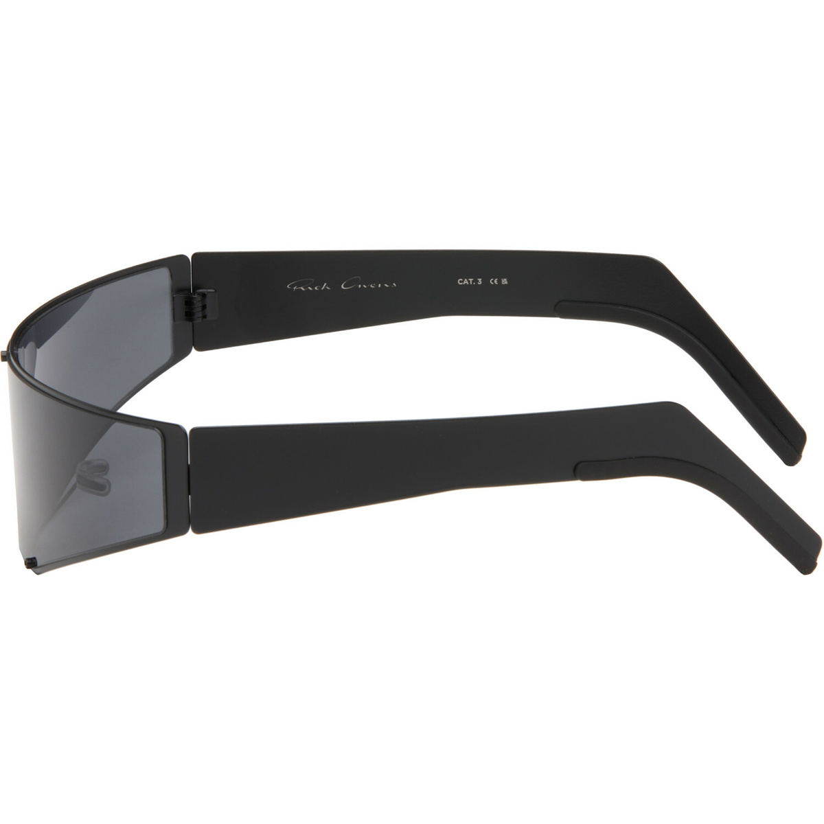 Rick Owens Black Tower Cyclops Sunglasses