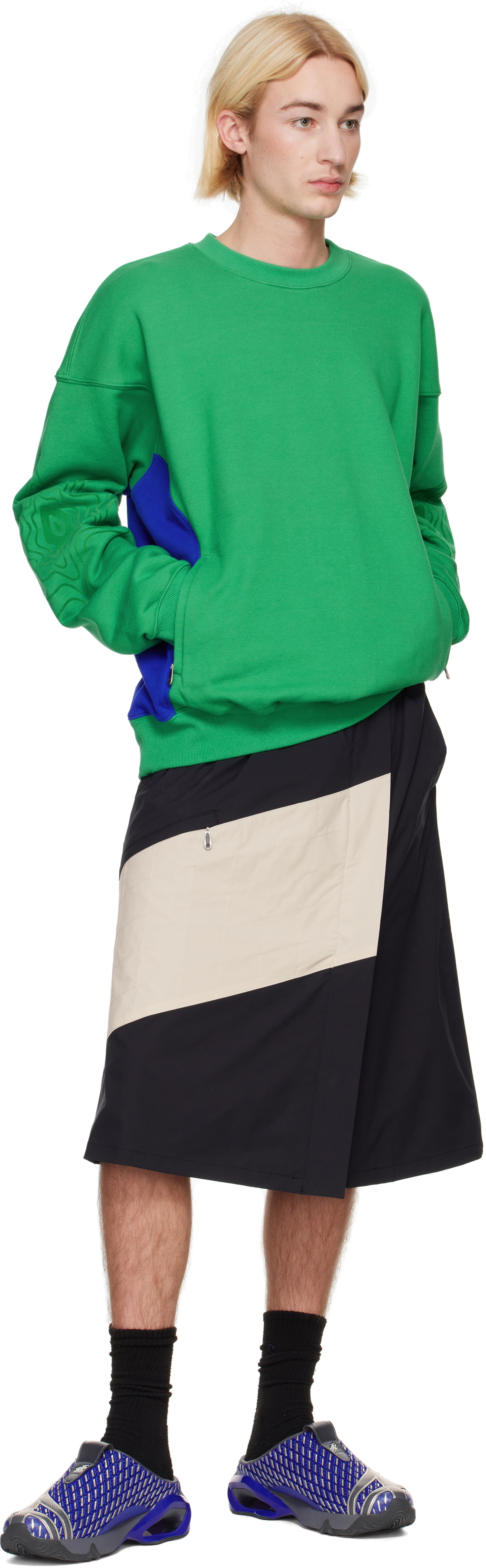 Asics Green Kiko Kostadinov Edition Bixance Sweatshirt ASICS