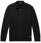 Zimmerli - Slim-Fit Stretch-Jersey Zip-Up Jacket - Black