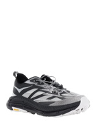 Hoka mafate Speed 4 Lite Black Low Top Sneakers With Mesh Panels In Tech Fabric Unisex