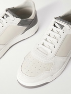 Brunello Cucinelli - Suede and Leather Sneakers - White