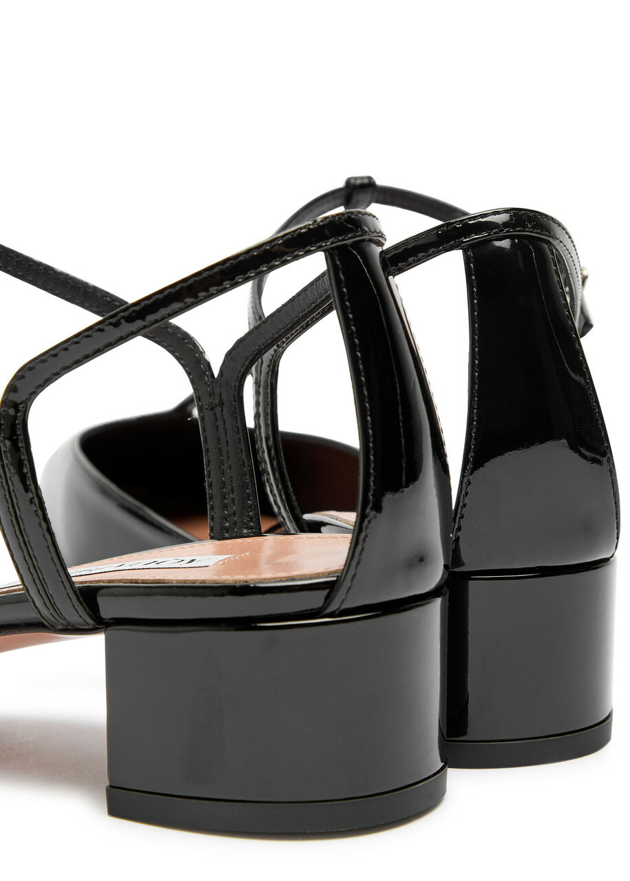 Aquazzura Sorbonne 35 Patent Leather Pumps