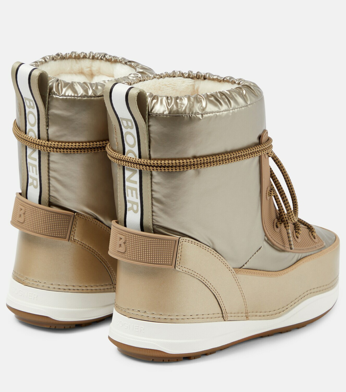 Bogner La Plagne faux leather snow boots