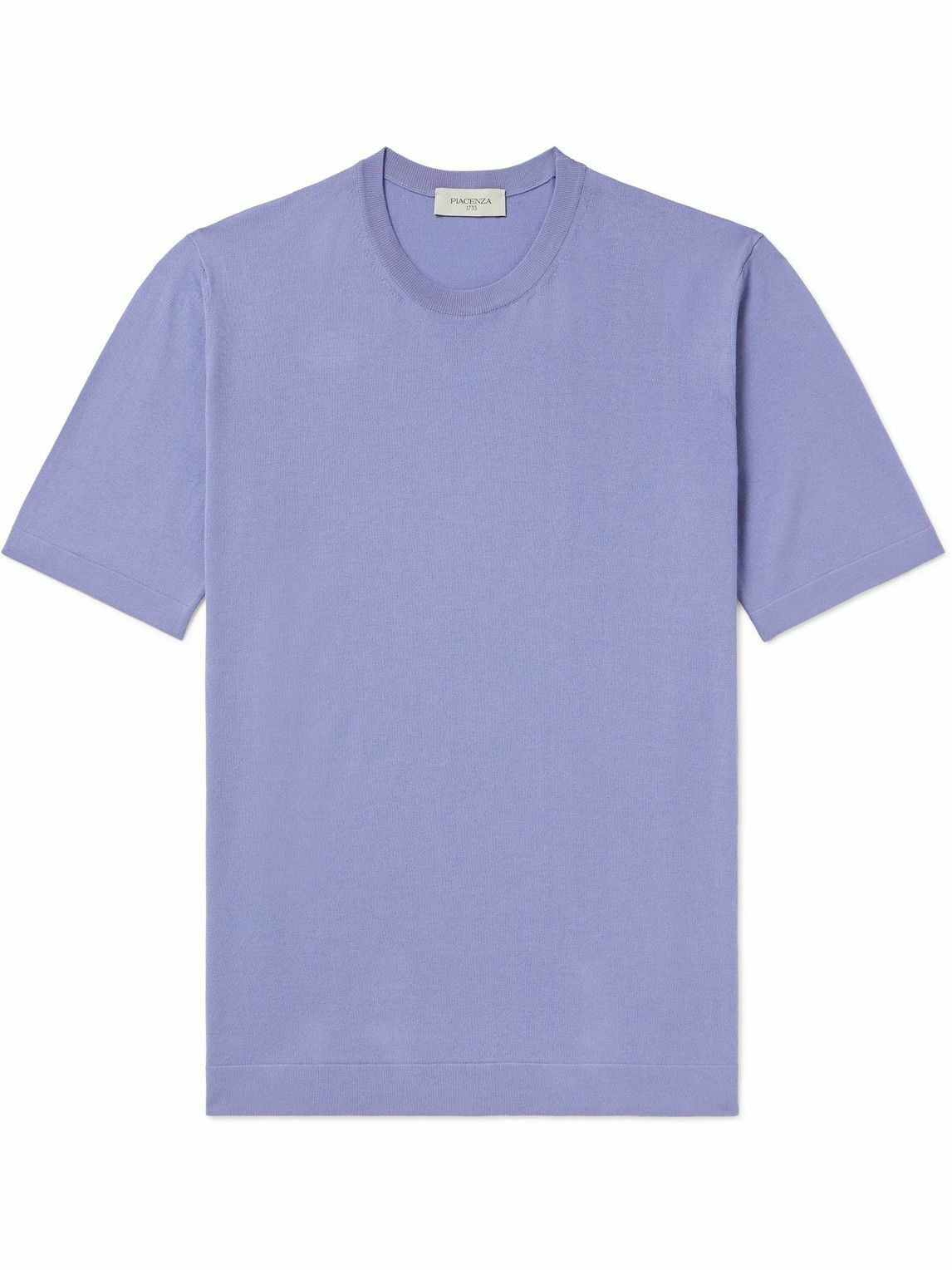 PIACENZA 1733 - Cotton T-Shirt - Purple