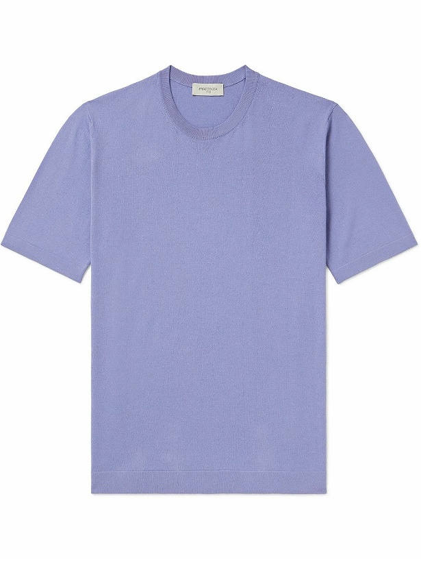 Photo: PIACENZA 1733 - Cotton T-Shirt - Purple