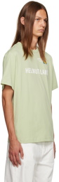 Helmut Lang Green Printed T-Shirt