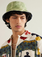 Kardo - Reversible Embroidered Printed Organic Cotton Bucket Hat