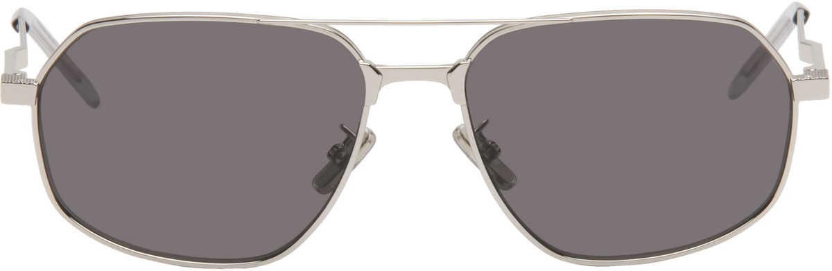 Givenchy Silver GV One Sunglasses
