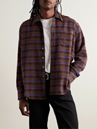 Our Legacy - Above Checked Bouclé Shirt - Brown