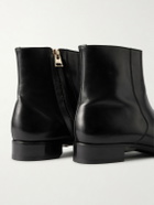 TOM FORD - Elkan Burnished-Leather Chelsea Boots - Black
