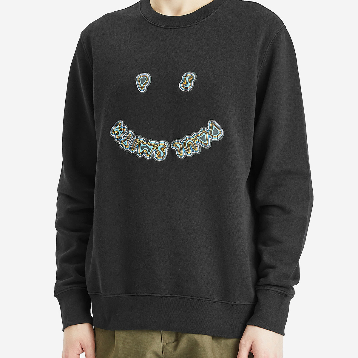 Paul Smith Men's PS Happy Sweatshirt in Black