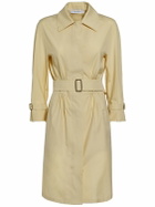 MAX MARA - Saio Belted Cotton Poplin Midi Dress
