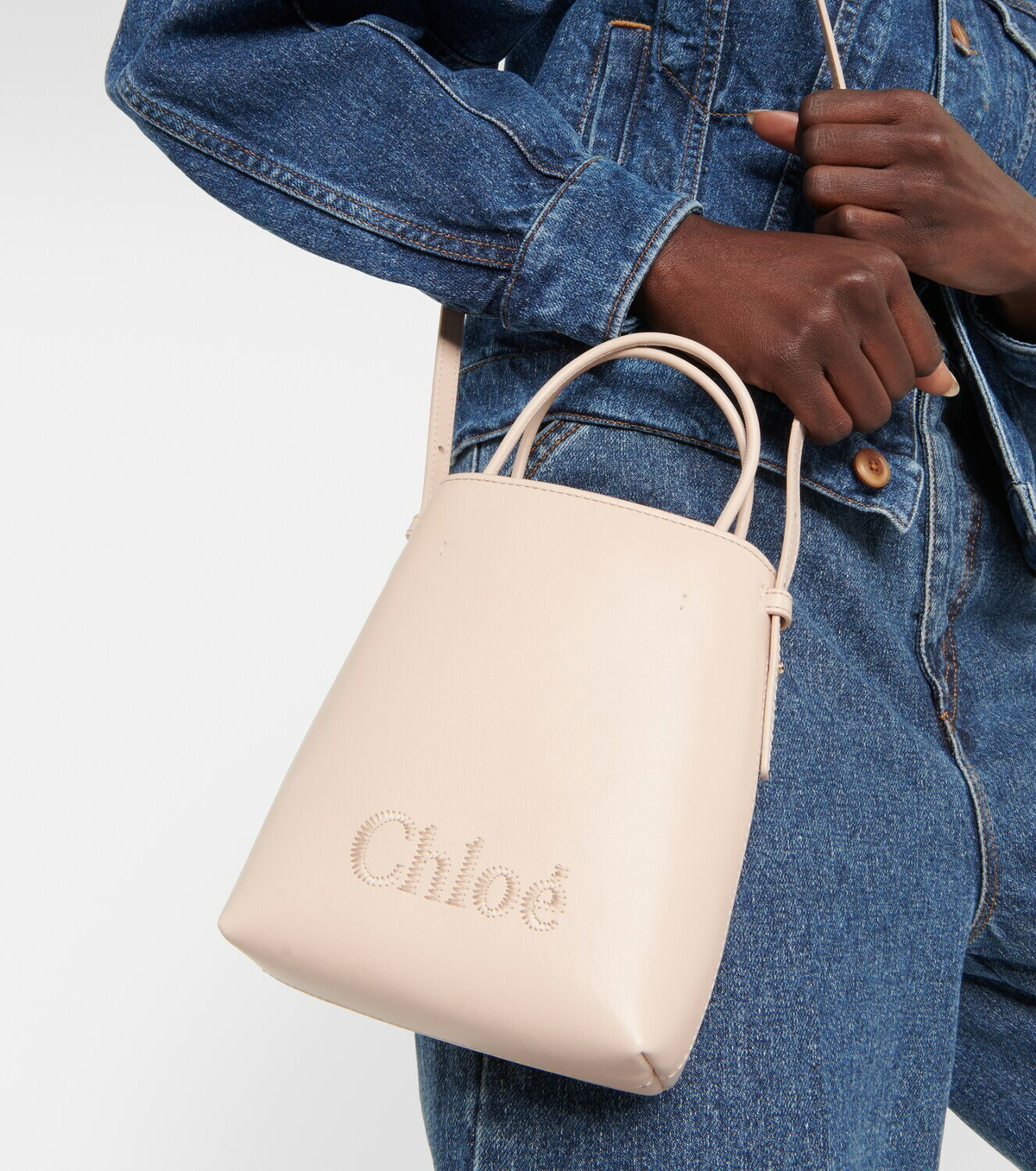 Chloé Sense Mini leather crossbody bag