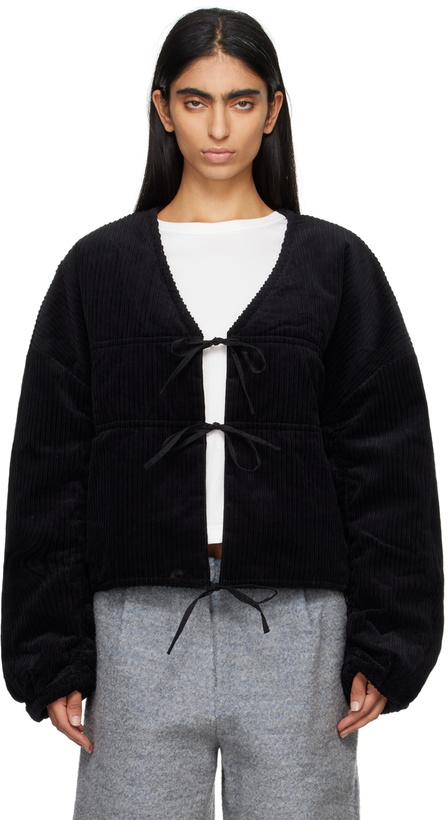 Photo: Deiji Studios Black Reversible Cord Coat