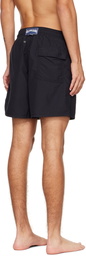 Palm Angels Black Vilebrequin Edition Swim Shorts