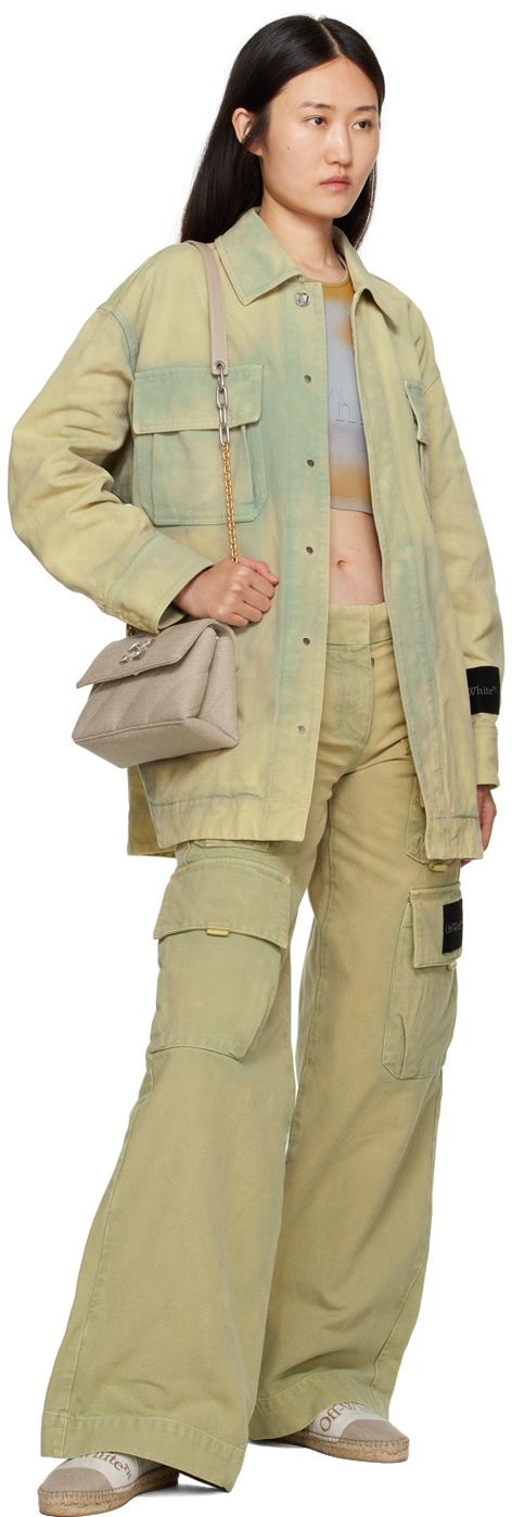Off-White Beige Bookish Espadrilles